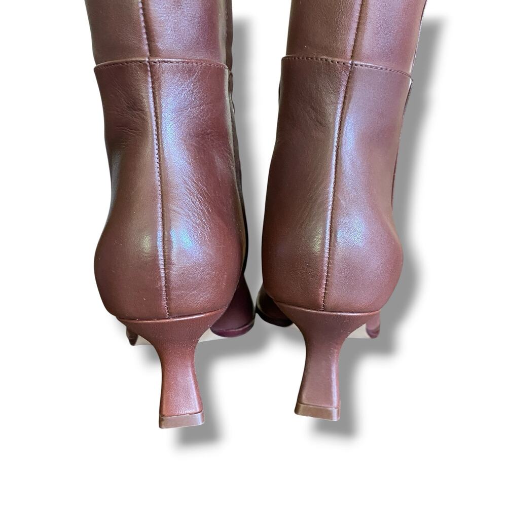 New Dolce Vita Wmns Auggie Pointed Toe Kitten Heel Knee Tall Dress Boots Sz 8M - Picture 6 of 10
